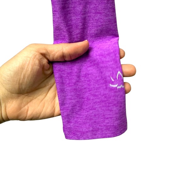 Beyond Yoga Long Sleeve Top XS Purple Space Dye Back Cutout Athleisure - Picture 5 of 9